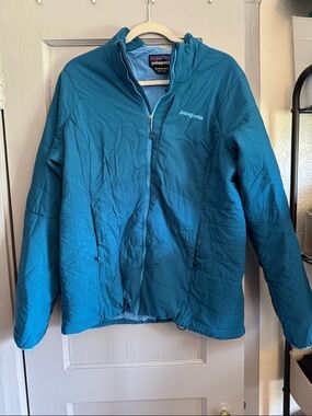 Patagonia Teal/Blue Nano Air Jacket with Full Zip